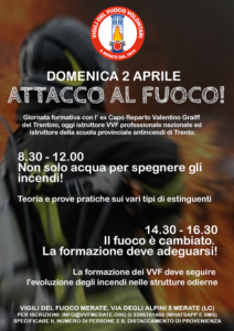 Giornata formativa "Attacco al Fuoco!" @ Caserma VVF Merate | Merate | Lombardia | Italia